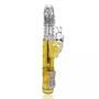 Imagem de Vibrador Rotativo Vai e Vem com Estimulador Clitoriano Borboleta Vipmix