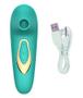 Imagem de Vibrador Sugador de Clitóris Recarregável - 5 Modos de Estimulação Em Silicone Macio por Ondas de Pressão Possui Toque Aveludado Azul