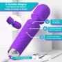 Vibrador Varinha Mágica Massageador Estimulador - Vbrante Imagem de Vibrador Varinha Mágica Massageador Estimulador