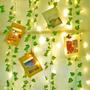 Imagem de Videiras falsas com cordão de luzes para decoração estética de quartos Naidi