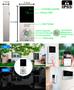 Imagem de Vídeo Porteiro Intercom Campainha Sem Fio Wifi App IOT Interfone Com Câmera e Monitor Função Telefone - Fala E Escuta