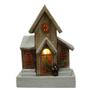 Imagem de VILA NATALINA CASA DECORATIVA  C/LED 42cm RUSTICA FLORARTE