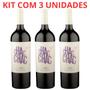 Imagem de Vinho argentino chac chac malbec reserva 750ml tto kit com 3