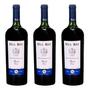 Imagem de Vinho de Mesa Del Rei Tinto Suave Bordô - Kit 3 Garrafas de 1 Litro de Vinho Del Rei Tinto Suave 