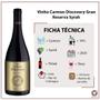 Imagem de Vinho Tinto Carmen Discovery Gran Reserva Syrah - 750ml