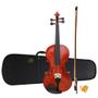 Imagem de Viola Clássica De Arco Al 1310 3/4 Alan Com Case Arco Breu Cavalete F097