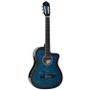 Imagem de Violao 6 cordas nylon eletrico cutaway blue vce227nc bl vogga