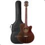 Imagem de Violão Aço Eletrico Waldman Fcex440 Bk Preto + Capa