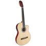 Imagem de Violao Classico Eletroacustico Lorenzzo 39" Slim Cutaway Nylon Brown Fosco Vtlsc1954m - TONANTE