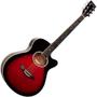 Imagem de Violão Eletroacústico Aço Giannini Gsf1d Brown Red Burst BRB