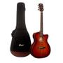 Imagem de Violão Eletroacústico Cort Core OC ABW OP LB Com Case Aço