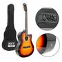Imagem de Violão Eletroacústico Cutway Aço 39" Mxt Sunburst Com Equalizador E Capa