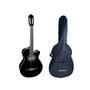 Imagem de Violão Giannini Performance GNF-1D Elétrico Nylon BK Preto + Capa