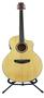 Imagem de Violão Musical Eletroacústico modelo Folk cordas de aço Cutway marca Deviser LX4 NT com Tampo Sólido Capa Bag Captador Equalizador Deviser EQKLT17A