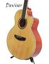 Imagem de Violão Musical Eletroacústico modelo Folk cordas de aço Cutway marca Deviser LX4 NT com Tampo Sólido Capa Bag Captador Equalizador Deviser EQKLT17A