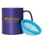 Imagem de Violeta Cup Disco Menstrual Kit  Disco Menstrual Azul Celeste + Caneca