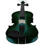 Imagem de Violino Orquezz Iniciante 4/4 Colorido - Verde Escuro