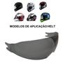 Imagem de Viseira Interna Helt Capacete Strada Race Glass 2mm Fume