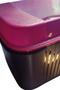 Imagem de Visual Box 4,5 litros Roxa com tampa Rosa Tupperware