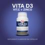 Imagem de Vita D3 Vitamina C + Zinco  Com Vitamina D3, C & Zinco  60 Cápsulas  Vitafor