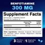 Imagem de Vitamatic Benfotiamine 300 mg 90 Cápsulas Vegetarianas - Também Chamado de Vitamina B1 Solúvel em Gordura (Contagem 90 (Embalagem de 1)) (1 Frasco)