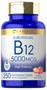 Imagem de Vitamina B12 5000mcg  250 comprimidos de dissolvição rápida  Natural Berry Flavor  Vegetariano, não-OGM,  sem glúten por Carlyle