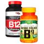 Imagem de Vitamina B12 e Vitamina B9 Ácido Fólico Kit Especial