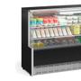 Imagem de Vitrine Refrigerada Ar Forçado GPFA-175R PR - Preta Linha Aurora Vidro Reto 1.75m - Gelopar