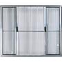 Imagem de Vitro de Alumínio 4 Folhas 1,00 X 1,80 Com Grade Cor Brilhante Linha All Modular