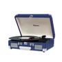 Imagem de Vitrola HI FI Raveo Sonetto Chrome, Vinyl, Bluetooth, USB, Aux, Navy - 26398