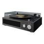 Imagem de Vitrola Raveo Studio Ebony Black Bluetooth e Usb Bivolt Cinza