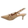 Imagem de Vizzano Sapato Scarpin Feminino Slingback Casual Salto Baixo