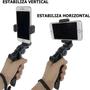 Imagem de Vlog Kit De Vídeo suporte Celular Com Tripé Microfone Led Luz Com Estabilizador