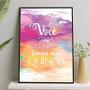 Imagem de Você Pode Recomeçar Quantas Vezes Quiser 33x24cm - com vidro