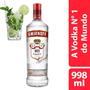 Imagem de Vodka Smirnoff 998ml Tri destilada Original