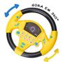 Imagem de Volante Brinquedo Infantil Musical Gira 360º Sons De Carro