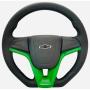 Imagem de Volante Cruze Logo Preto Gm Corsa Wind Classic Prisma Celta