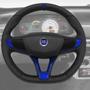 Imagem de Volante Esportivo Fiat Uno 2001 a 2013 Logo Azul + Cubo