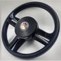 Imagem de Volante Esportivo Rallye Preto Tuning Vw Top Car G1 G2 G3 G4 G5 G6 + Cubo Completo