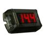 Imagem de Voltímetro Digital Ajk Nano Black 12v E 24v Display Vermelho