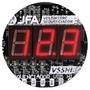 Imagem de Voltímetro Digital JFA Sequenciador VS5HI LED Vermelho High Voltage 5 Saídas Para Amplificadores