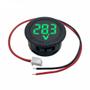 Imagem de Voltimetro digital redondo DC 4-100V 2 fios MaxPow MP0050