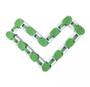 Imagem de Wacky Tracks Snap And Click Verde E Branco Sensorial Puzzles