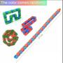 Imagem de Wacky Tracks Snap And Click Verde E Branco Sensorial Puzzles