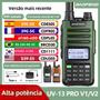 Imagem de Walkie Talkie Baofeng UV-13 Pro V1/V2 - Alta Potência, Multibandas e Carregador Tipo C