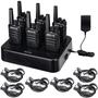 Imagem de Walkie Talkies Retevis RT68 Recarregáveis - Pacote com 6 e Carregadores