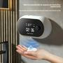 Imagem de Wall-montado saboneteira automática com LED, tela Touchless, sensor recarregável