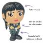 Imagem de Wandinha Addams Fandom Box Original Lider Brinquedos - Boneca 11cm Vandinha Colecionável