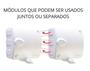 Imagem de WE DROP - Varal Retrátil Automático Modular 3 Peças Com 6 Metros