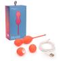 Imagem de We-Vibe Bloom - Peso para Pompoar Recarregavel com 10 Modos de Vibração e 3 Variaçoes de Peso Resistente a agua - CORAL